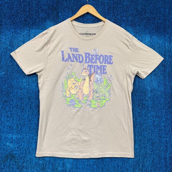 The Land Before Time Dinosaur Cast T-Shirt Size Large - Picture 1 of 5
